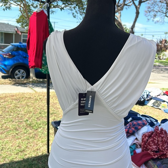 Express White bathing suit high legs - Picture 7 of 17